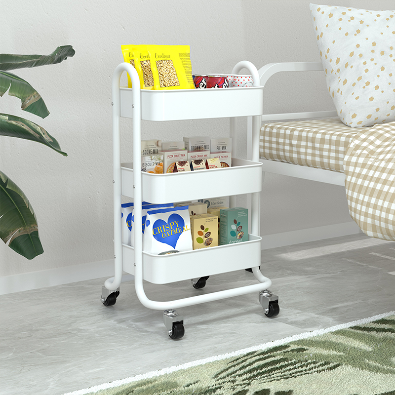 Three-layer movable small shelf