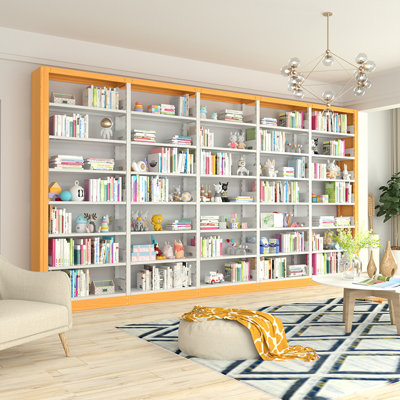 Seven-story single-sided bookshelf