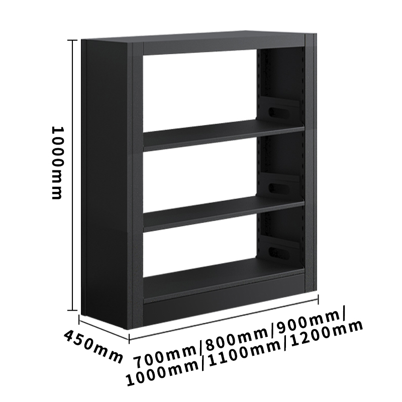 Three-layer single-sided bookshelf