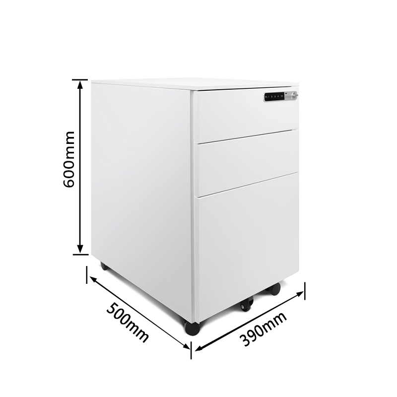 Coded lock movable cabinet