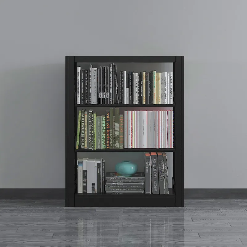 Three-layer single-sided bookshelf