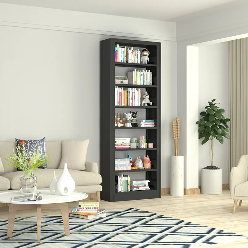 Seven-story single-sided bookshelf