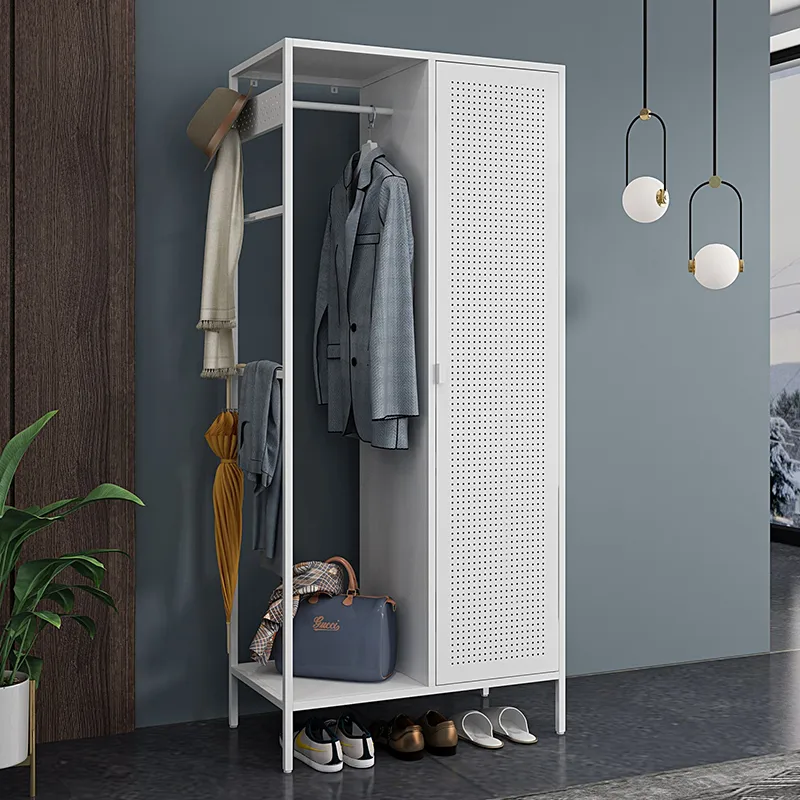 Half Side Metal Almirah Metal Wardrobe