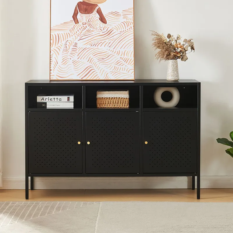 Nordic Style Living Room 3 Door Storage Cabinet