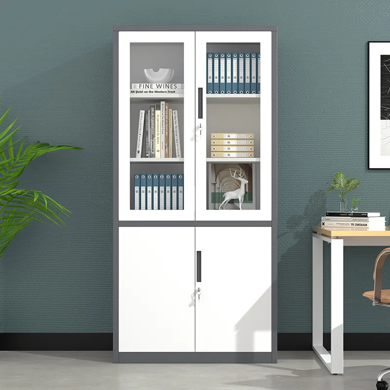 Metal4 Door Cupboard Steel Storage File Cabinet