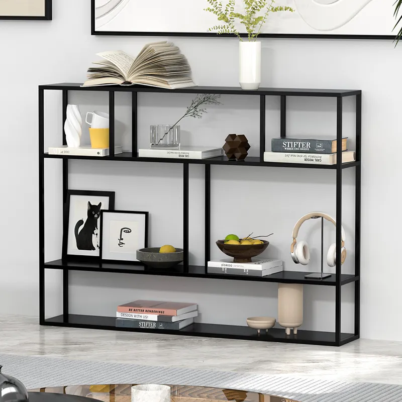 Modern Design Steel Shelves For Home Living Room Use