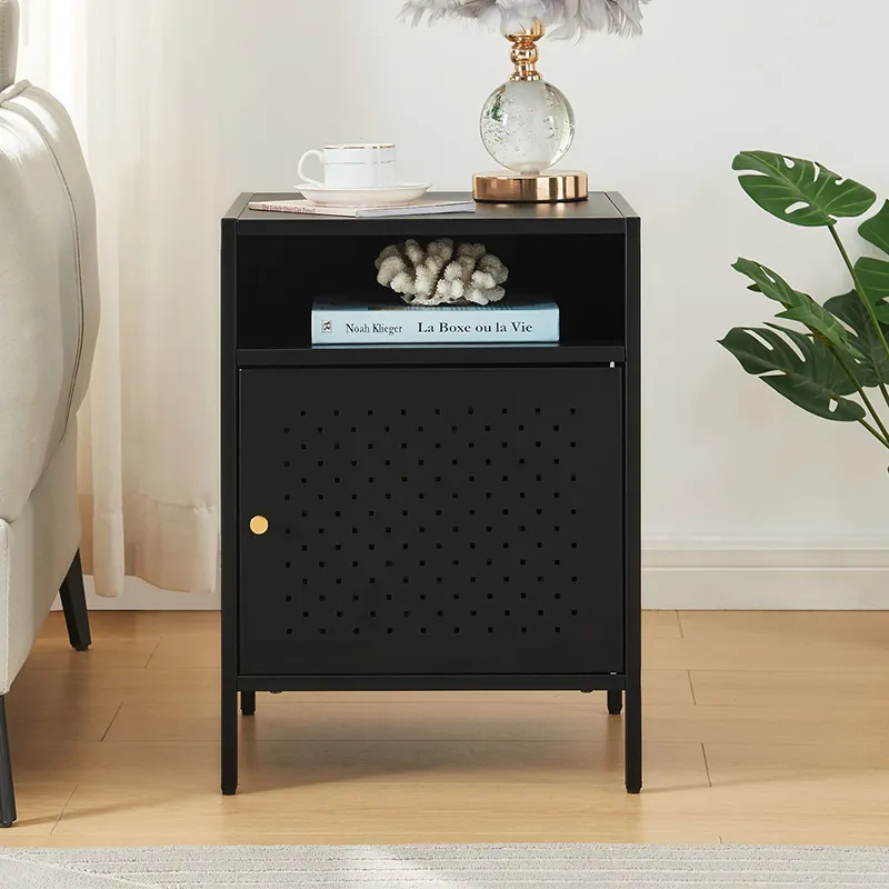 Home Furniture Bedside metal storage Cabinet