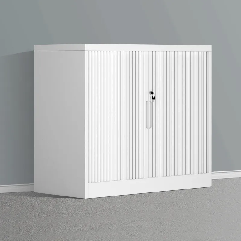 Short Roller Shutter 2 Door Filing Storage Cabinet