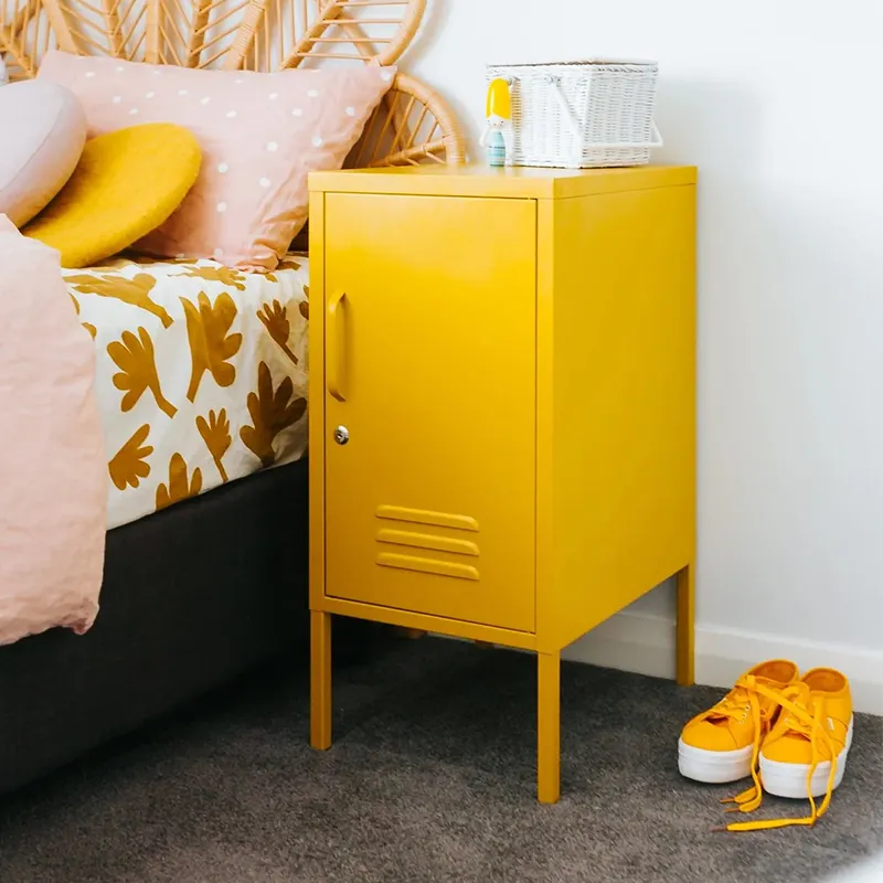Plug in low profile single door cabinet