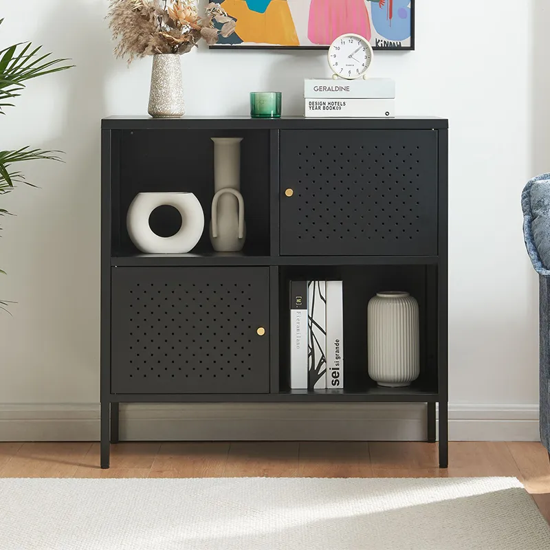 Living Room 2 Doors Steel Storage Cabinet