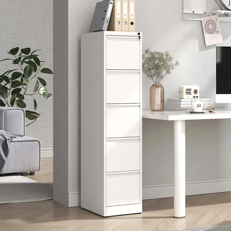 5 Drawer Vertical Metal File Cabinet with Lock
