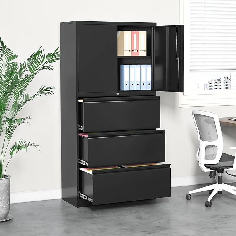 Office Metal Storage Cabinet With Three Drawer