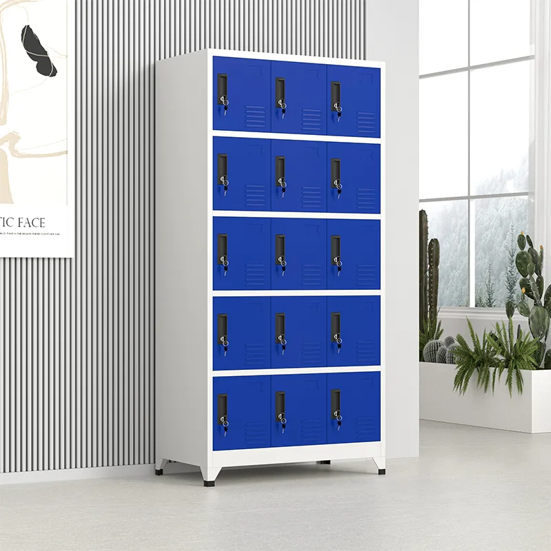 15 Door Steel Metal Storage Locker Cabinet