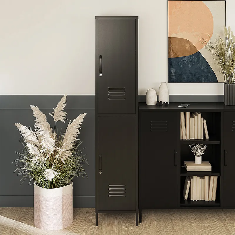 Home Furniture  Two Doors Metal Storage Locker