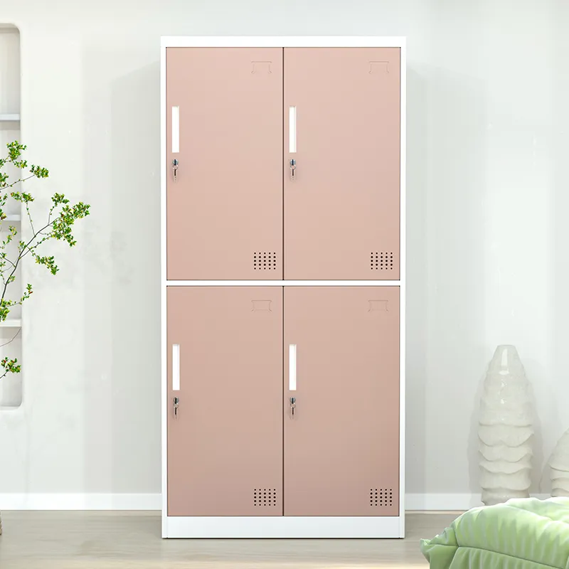 Four Door Metal Locker Storage Cabinet