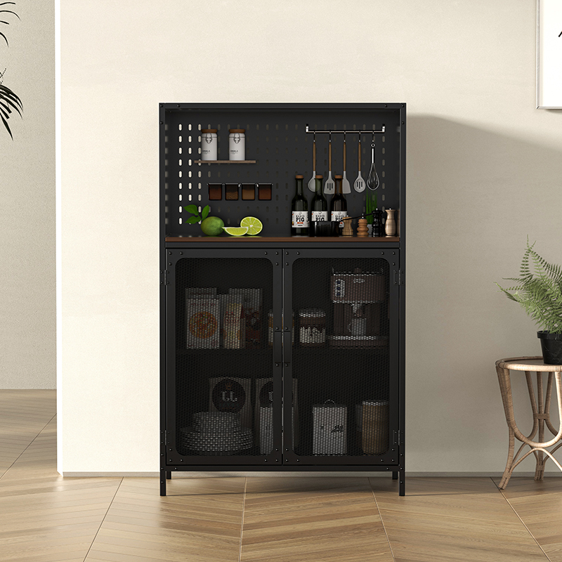 Vintage Style  Metal Storage Cabinet