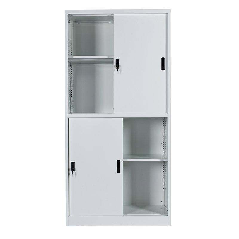 Sliding Door Two-section File Cabinet