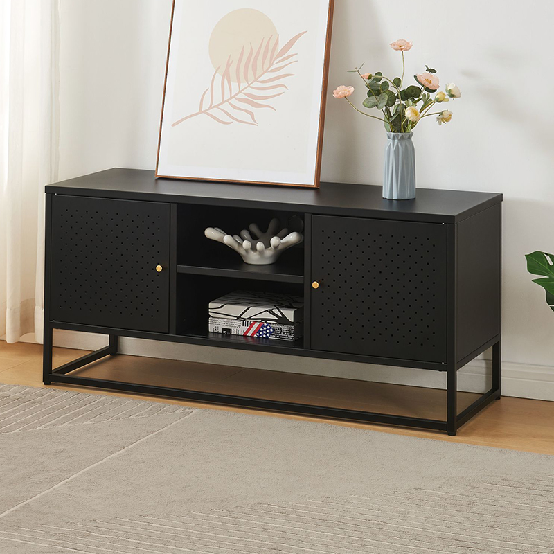 Modern Living Room Steel TV Stand Cabinet