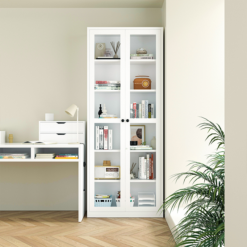 White Cupboard  Steel File Cabinet