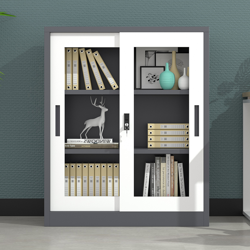 Sliding Glass Door Book Cupboard