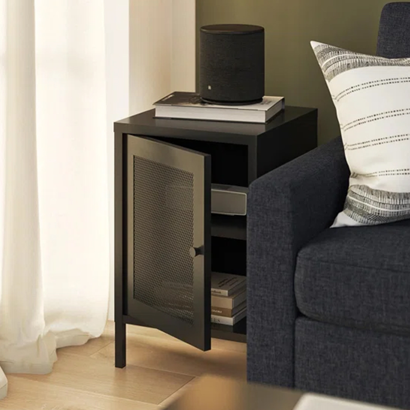 Colorful Household Furniture Single Mesh Door Cabinet