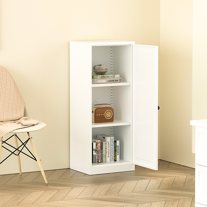 White Metal Steel Storage Cabinet