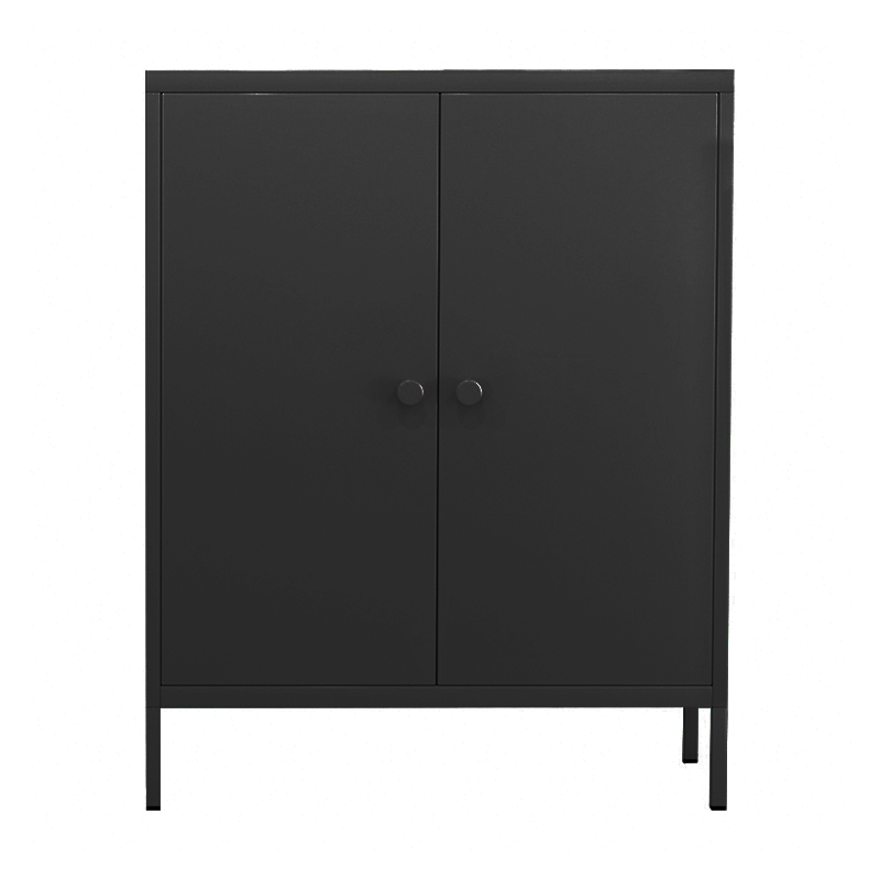 Round handle plug in low side door cabinet