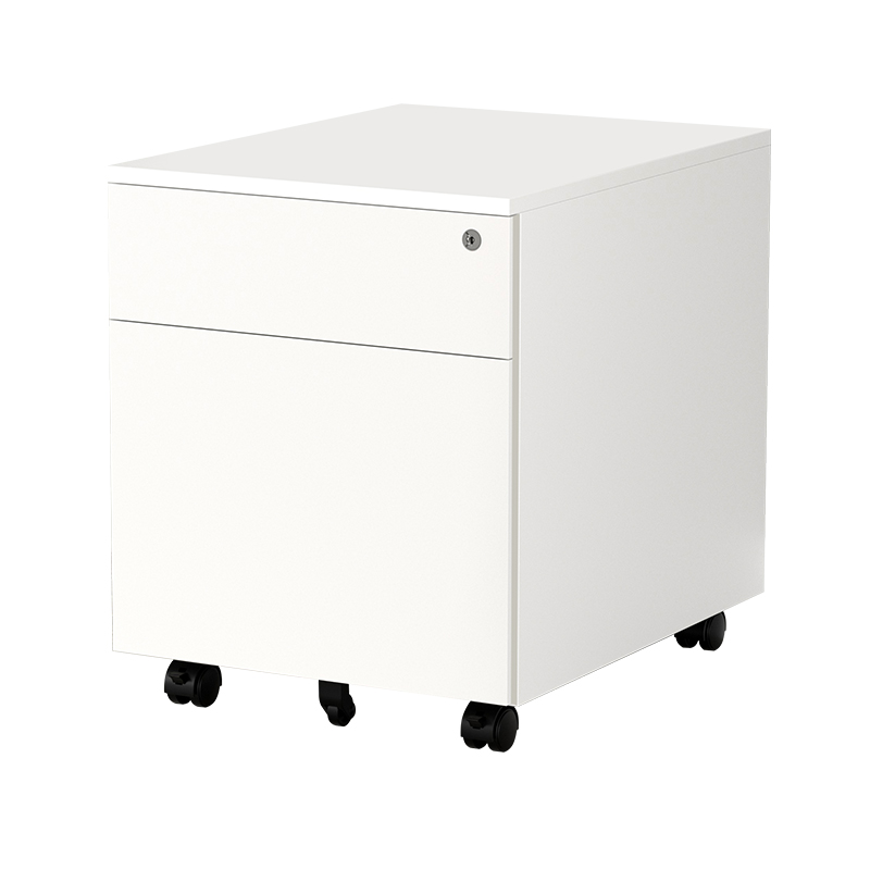 2 Drawer Mobile File Cabinet with Lock for Legal Letter A4 File