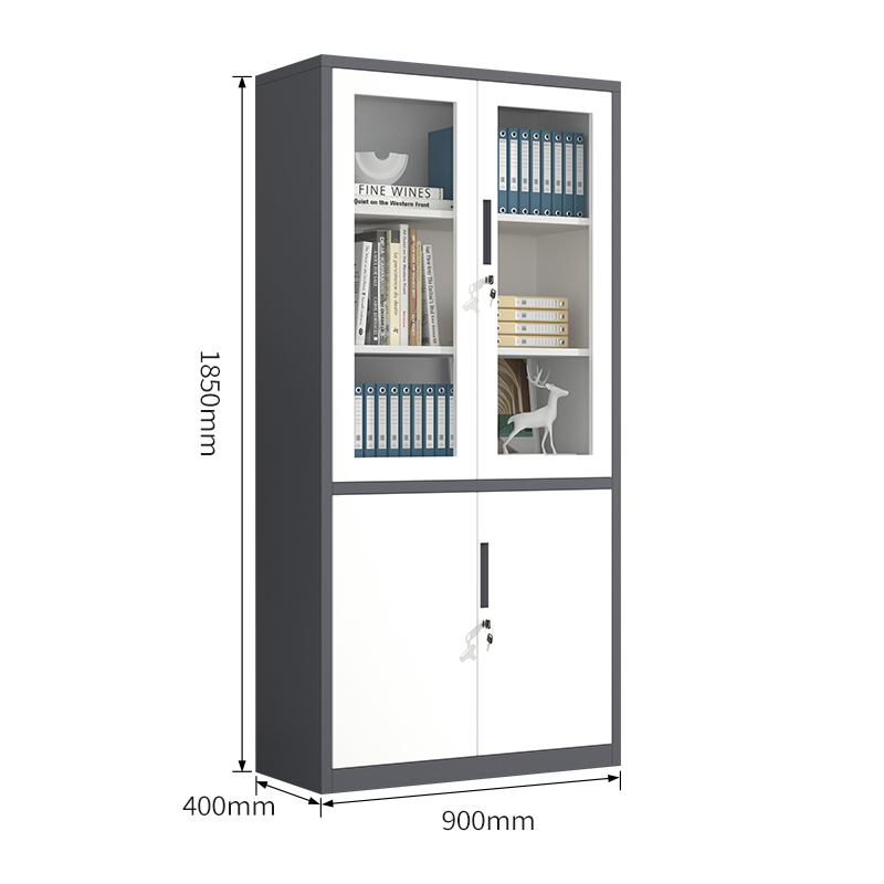 Metal4 Door Cupboard Steel Storage File Cabinet