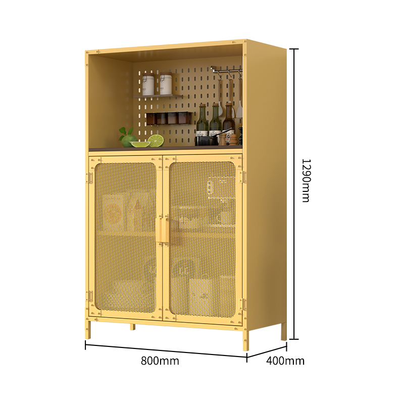 Living room Furniture Steel Wine Cabinet