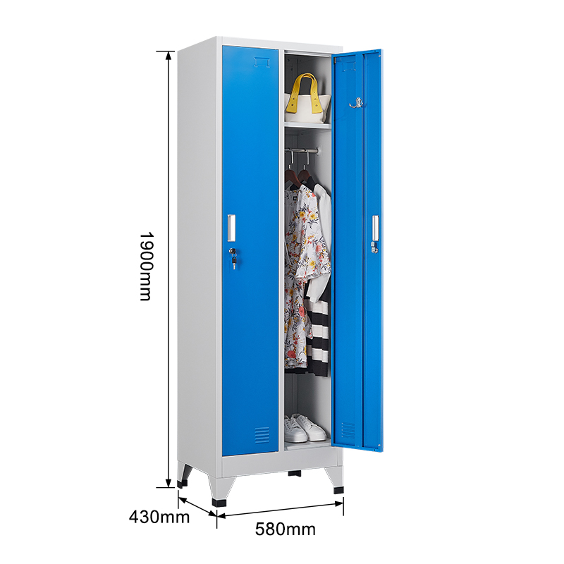 2 doors locker cabinet