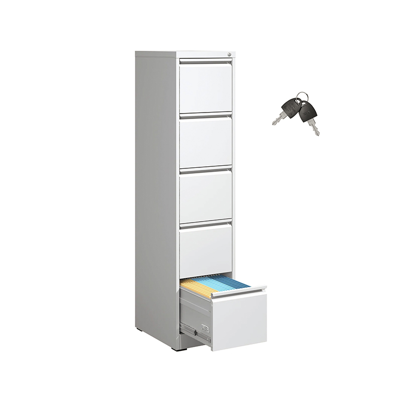 5 Drawer Vertical Metal File Cabinet with Lock
