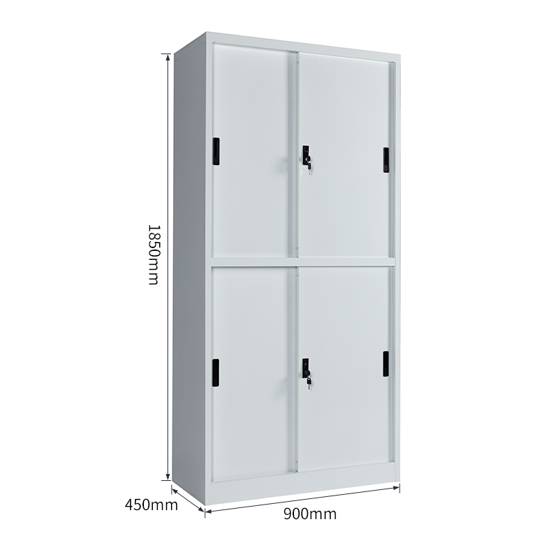 Sliding Door Two-section File Cabinet