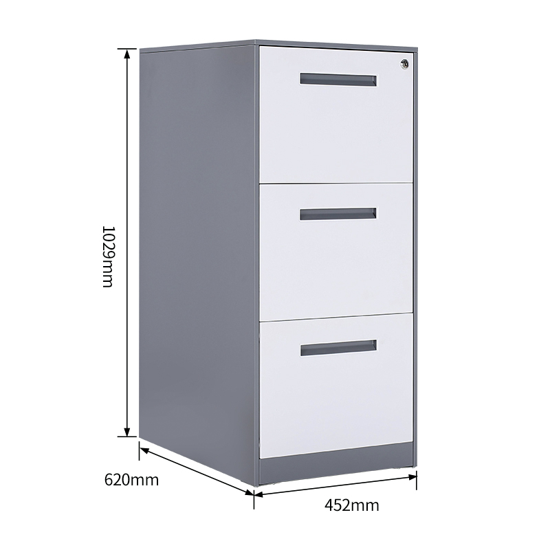 three drawer file cabinets