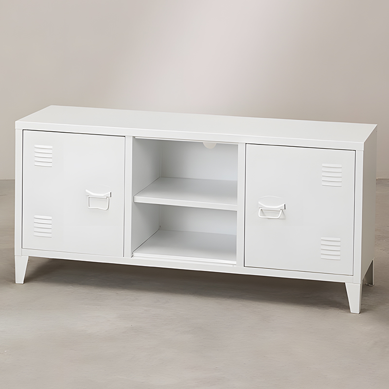 2 Doors Metal TV Cabinet Storage Cabinet