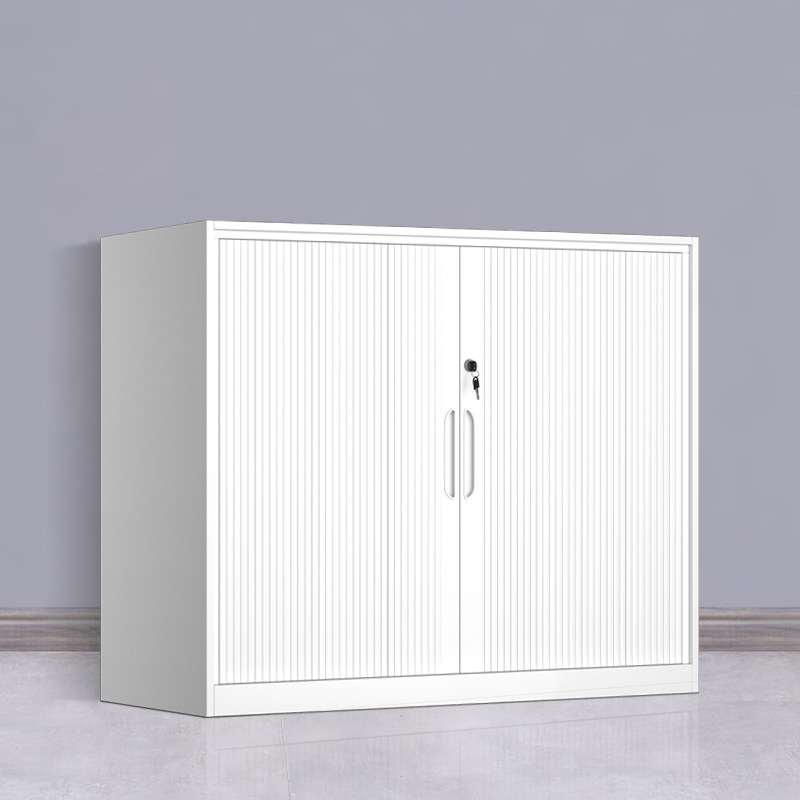 Short Roller Shutter 2 Door Filing Storage Cabinet