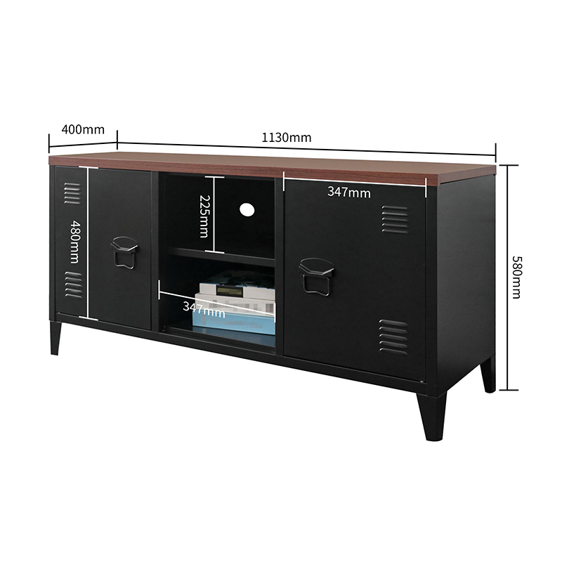 Metal TV Stand for Living Room Cabinet