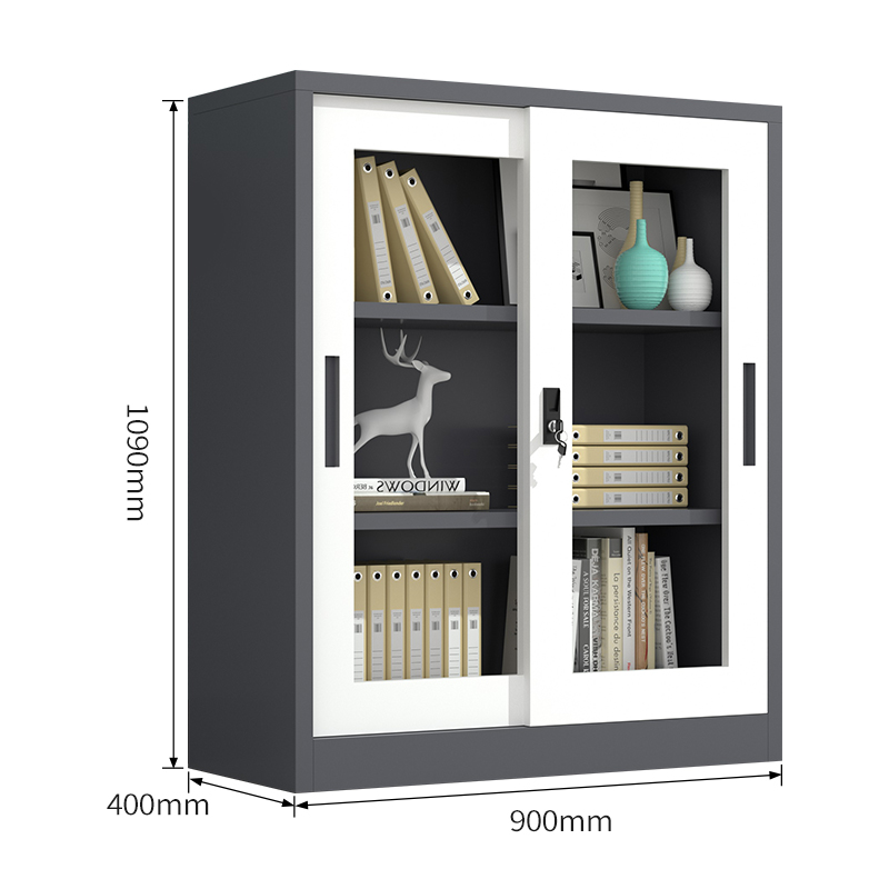 Sliding Glass Door Book Cupboard