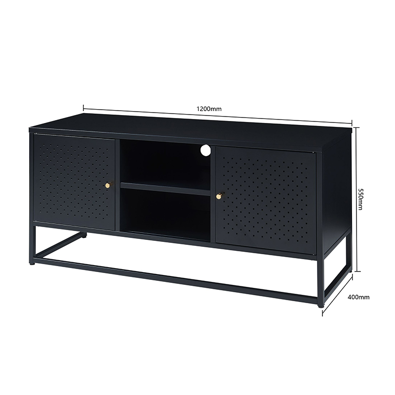 Modern Living Room Steel TV Stand Cabinet