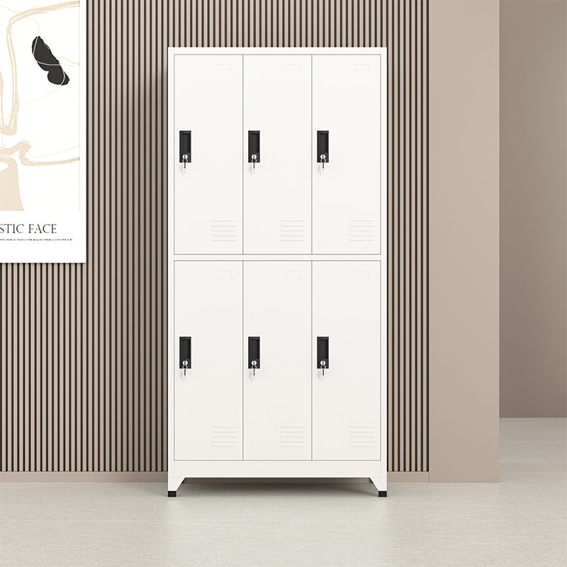 6 Door Steel Metal Storage Locker Cabinet