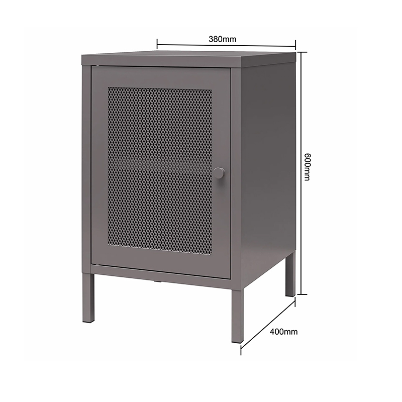 Colorful Household Furniture Single Mesh Door Cabinet