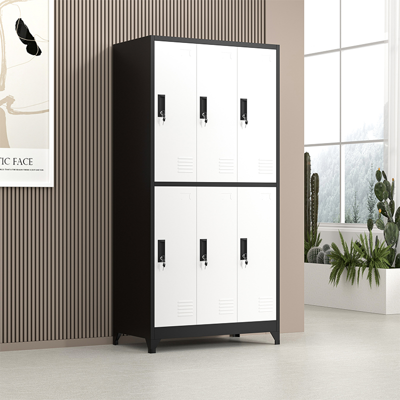 6 Door Steel Metal Storage Locker Cabinet