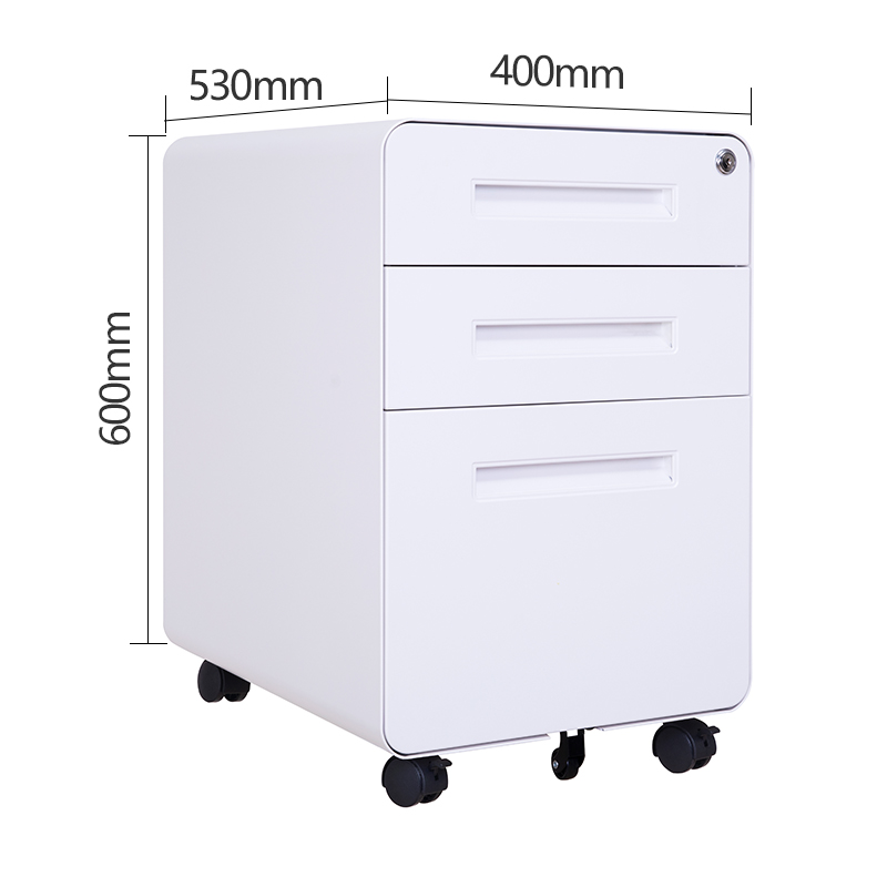 Arc movable cabinet