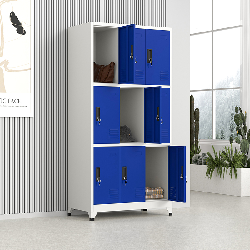 9 Door Steel Metal Storage Locker Cabinet