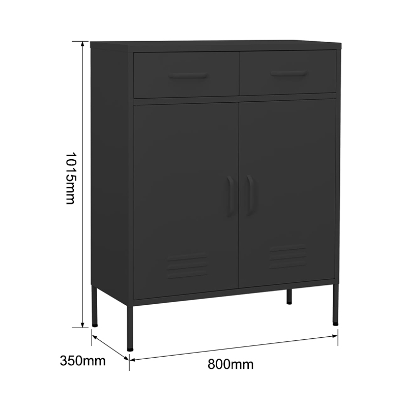 Steel 2 Doors Locker Storage Cabinet