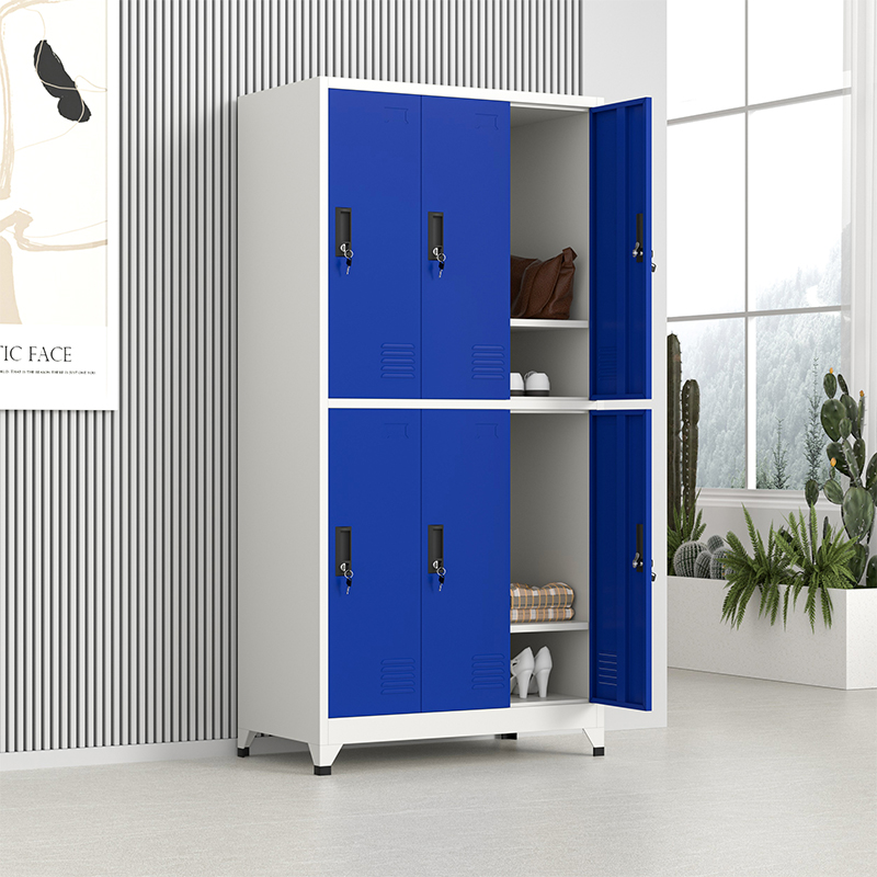 6 Door Steel Metal Storage Locker Cabinet