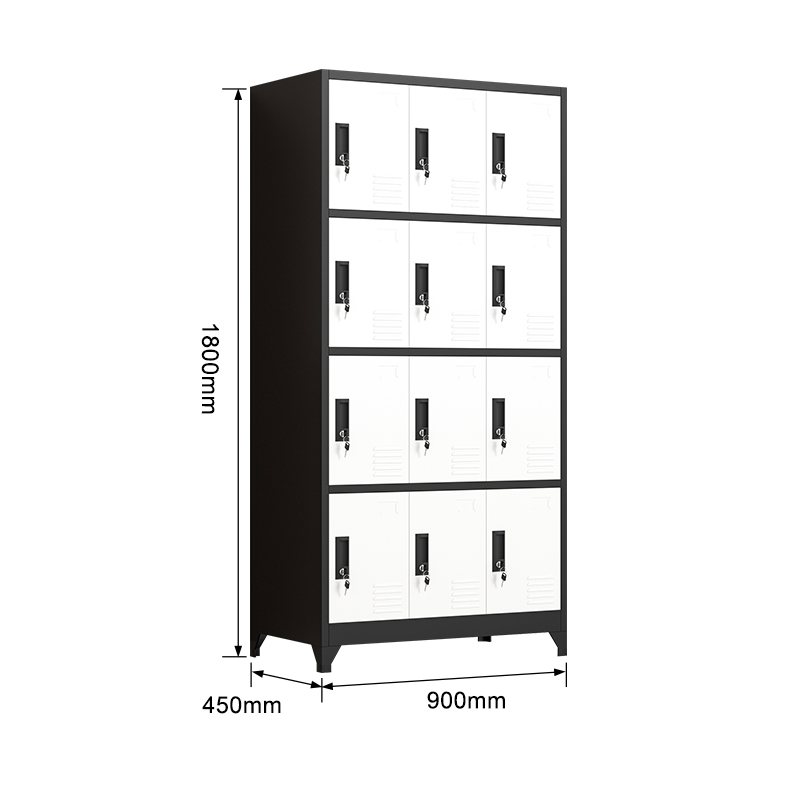 12 Door Steel Metal Storage Locker Cabinet