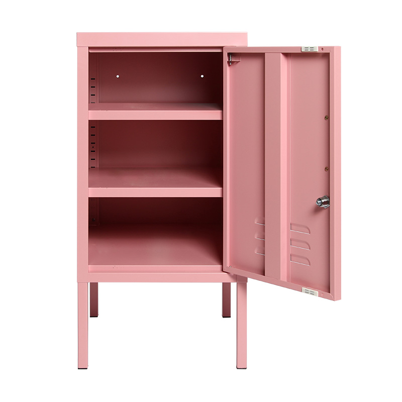 Plug in low profile single door cabinet